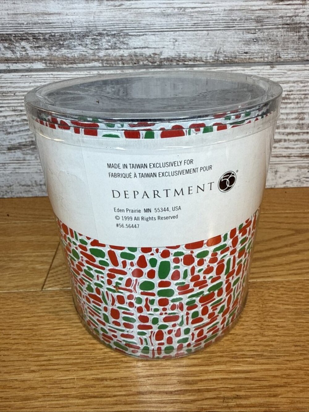 Dept 56 HOLIDAY COBBLESTONE ROAD 56-56447 Two Pieces 35” Length Each NOS